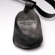Leather Jesus Piece