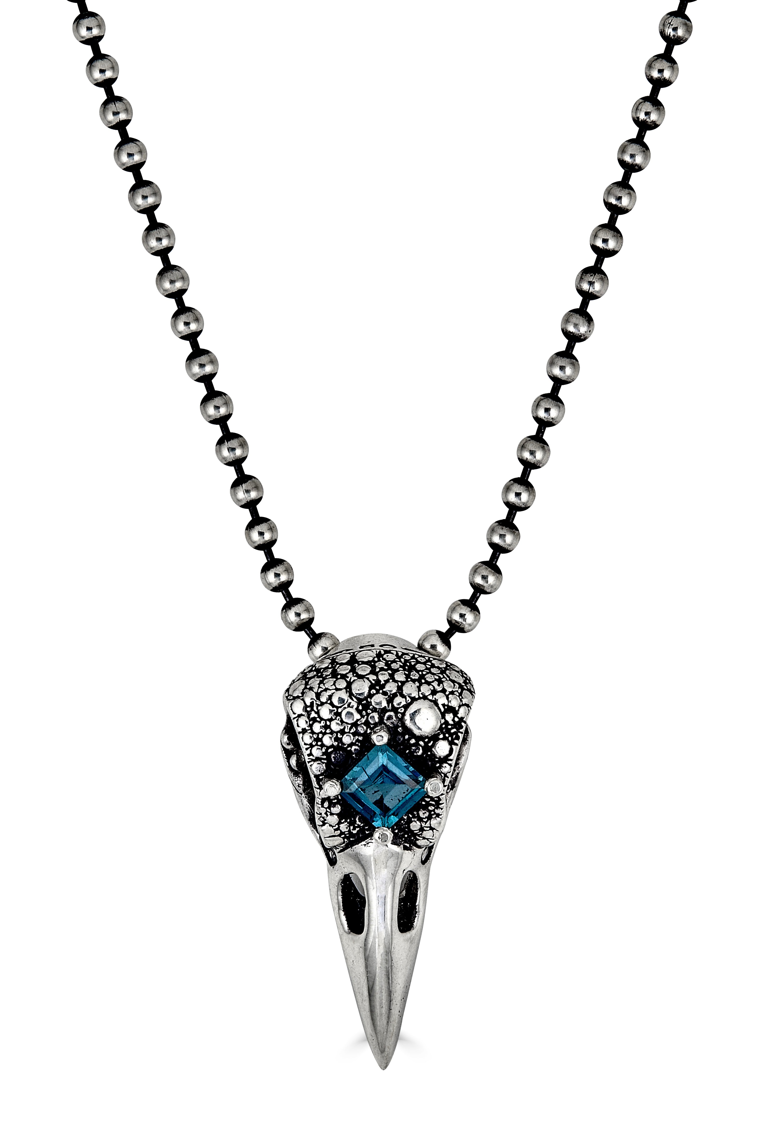 Raven Skull Necklace