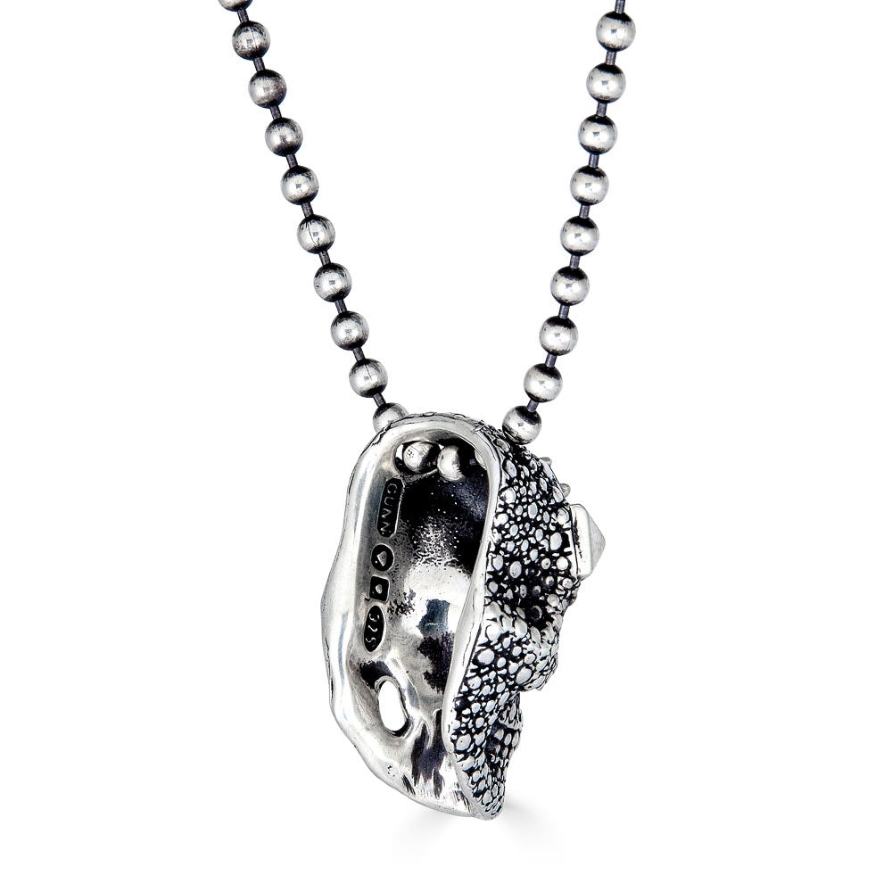 Studded Skull Necklace