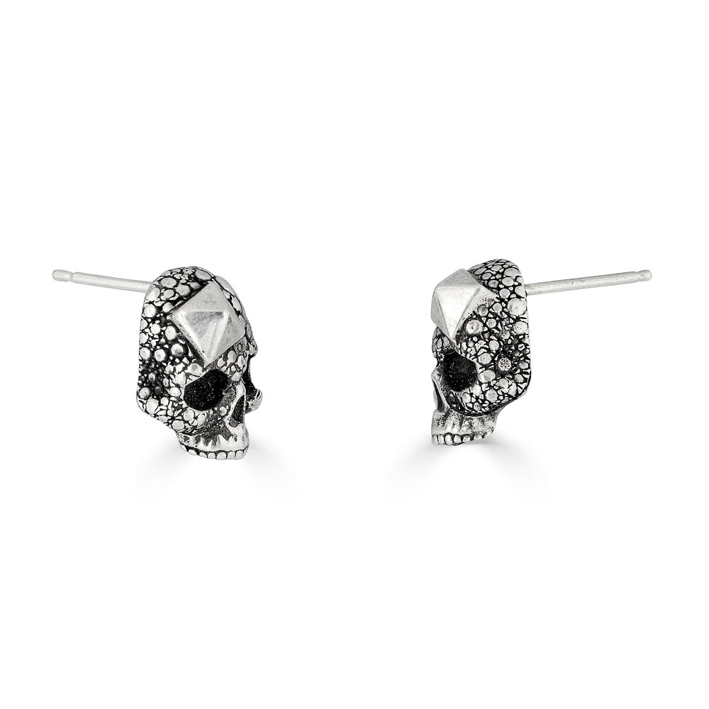 Studded Skull Earrings