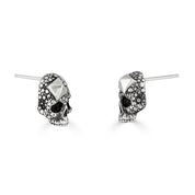 Studded Skull Earrings